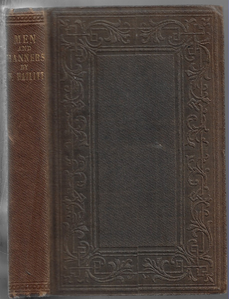 Men and Manners: Sketches and Essays