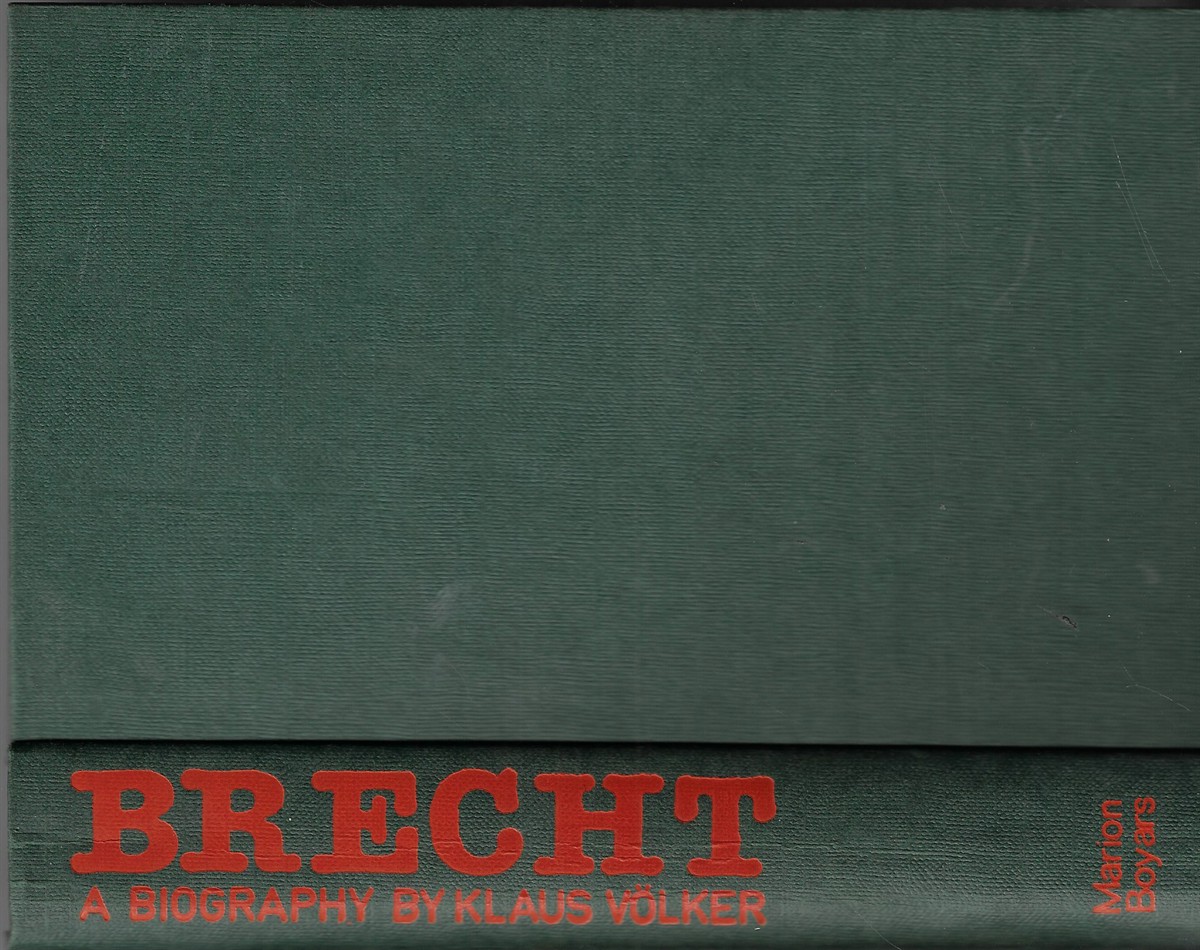 Brecht A Biography