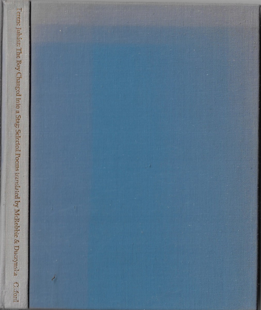 Boy Changed Into a Stag Selected Poems, 1949-67