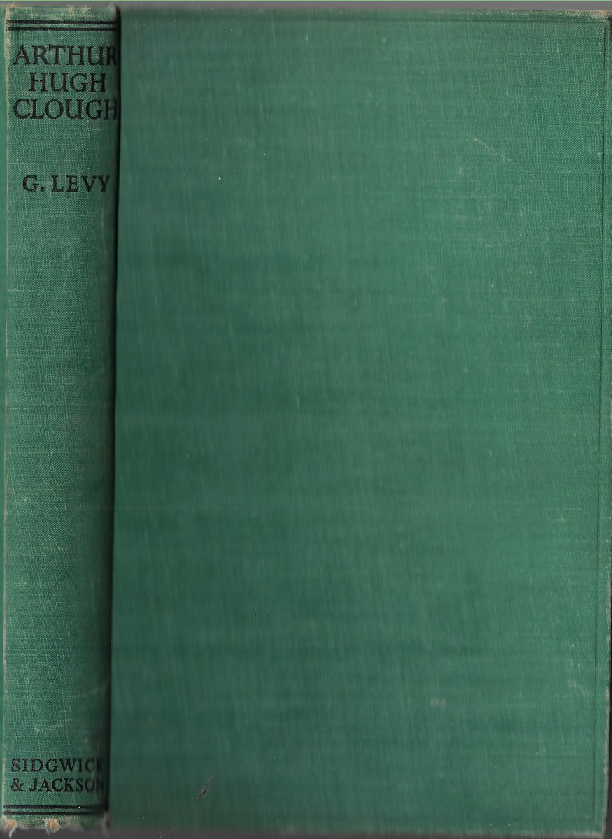 Arthur Hugh Clough 1819-1861