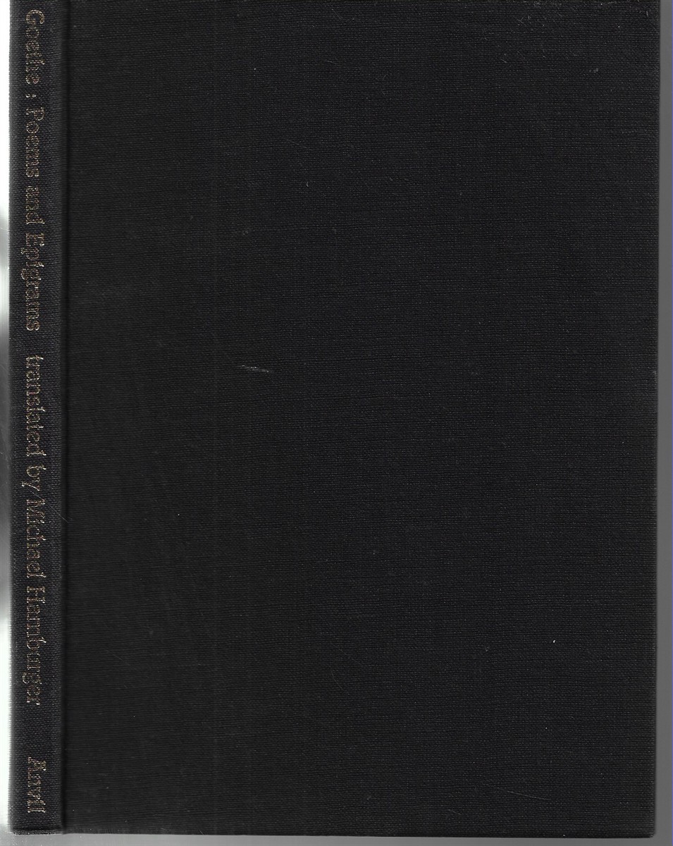 Goethe Poems and Epigrams