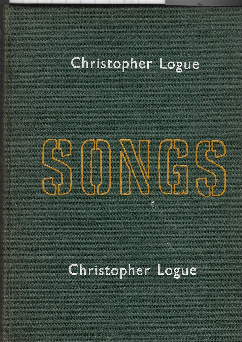 Songs [With ALS from the poet]