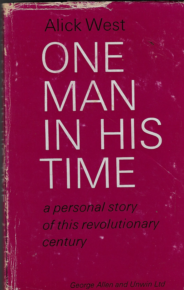 One Man in His Time An Autobiography