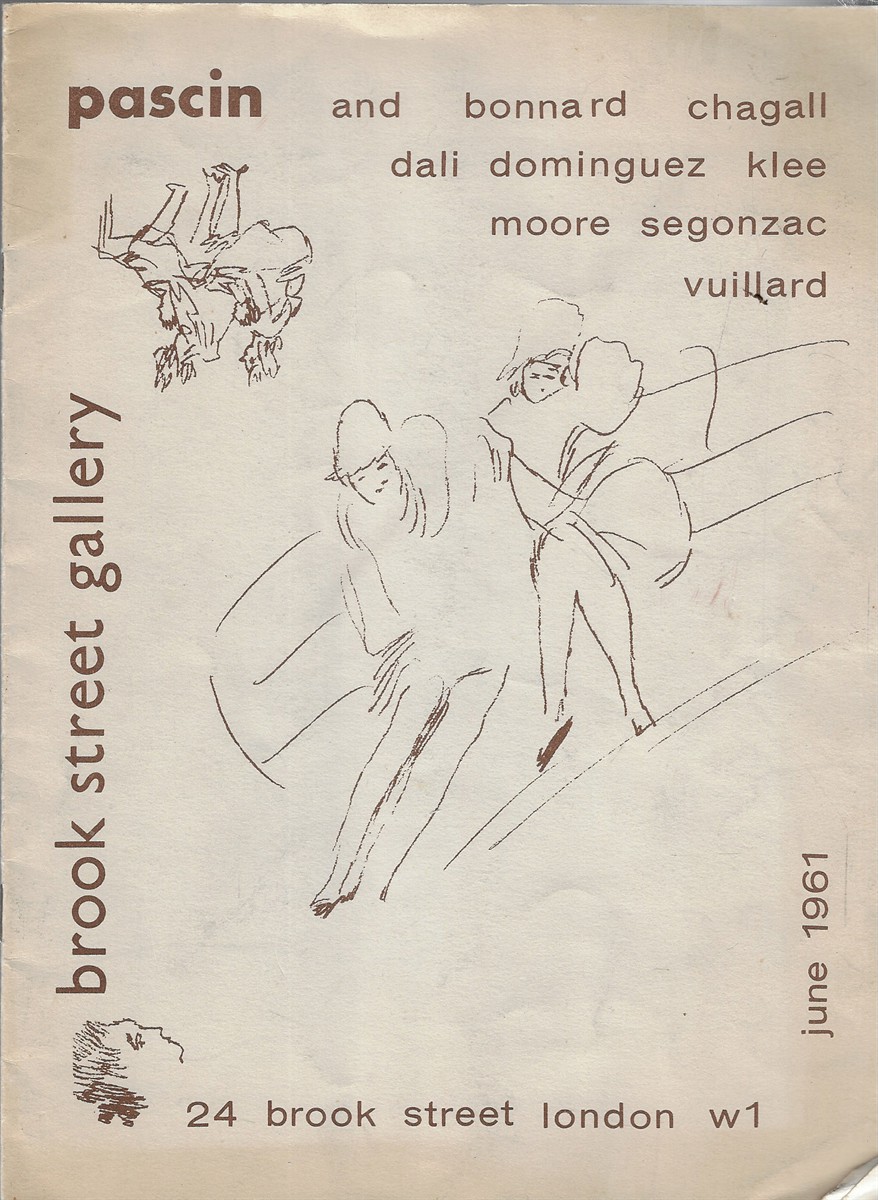 Pascin and Bonnard, Chagall, Dali, Dominguez, Klee, Moore, Segonzac, Vuillard