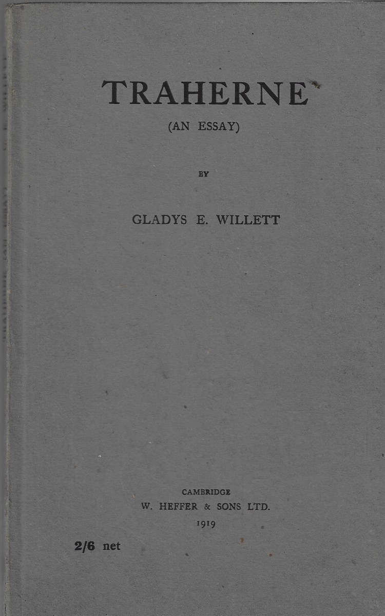 Traherne (An Essay)