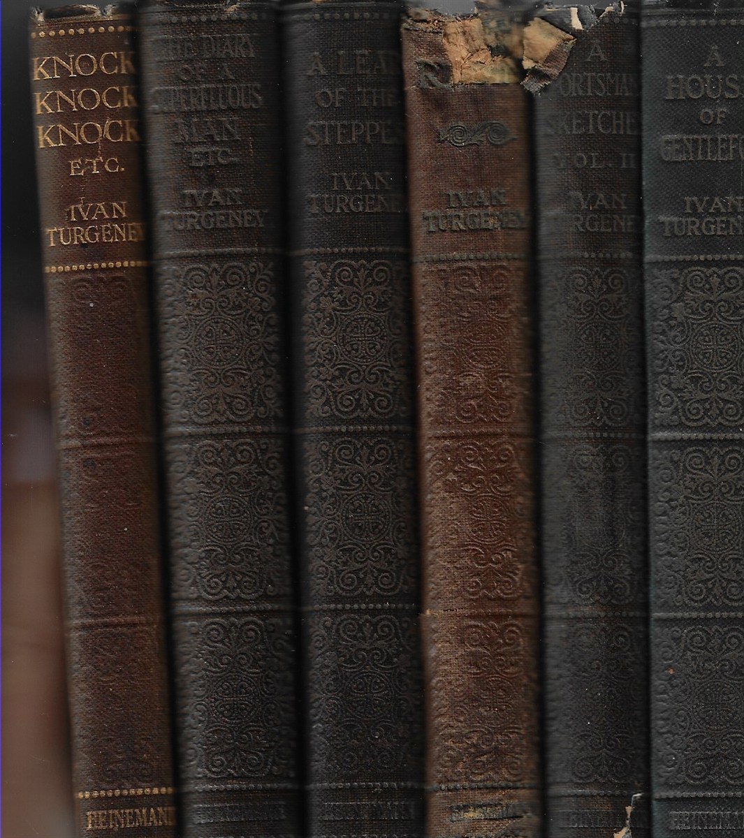 The Novels of Ivan Turgenev [Twelve Volumes, incomplete]