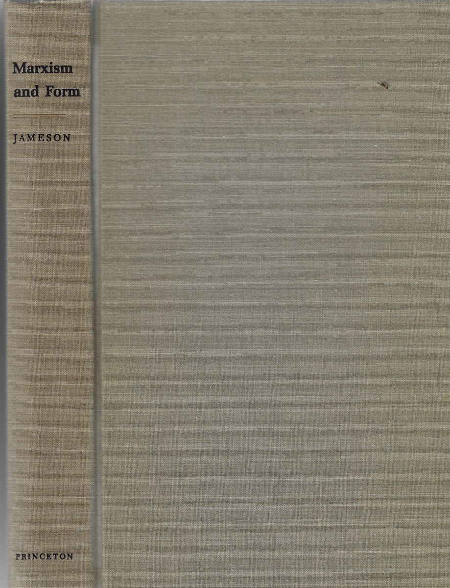 Marxism and Form 20th Century Dialectical Theories