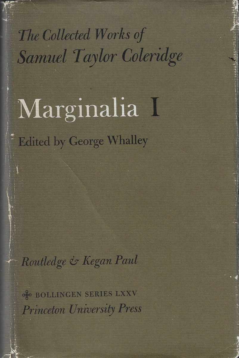 Marginalia [Complete in Three Volumes] The Collected Works of Samuel Taylor Coleridge
