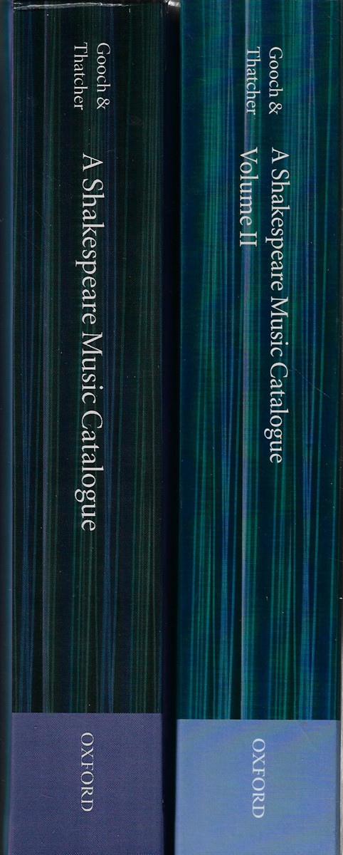 A Shakespeare Music Catalogue [Complete in Five Volumes]