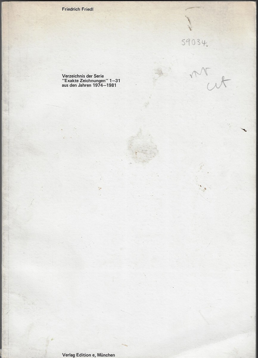 Verzeichnis der Serie 