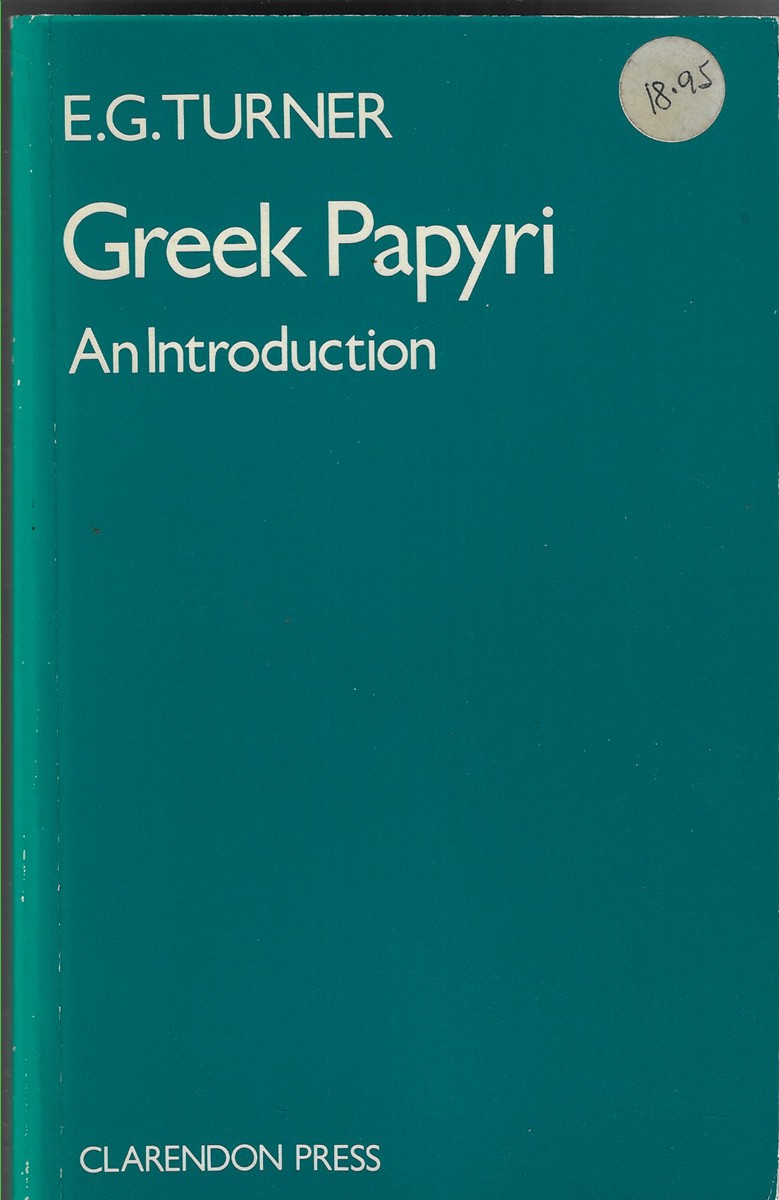 Greek Papyri An Introduction