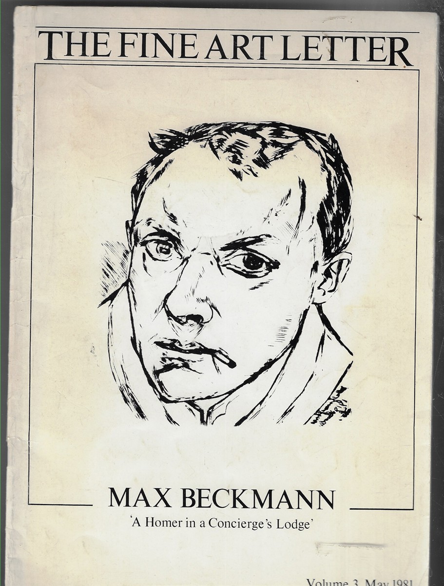 The Fine Art Letter Max Backmann