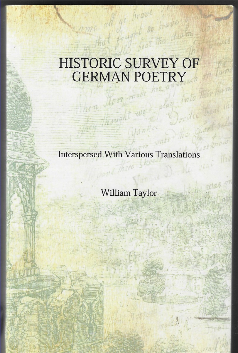 Historic Survey of German Poetry [Volume II Only]