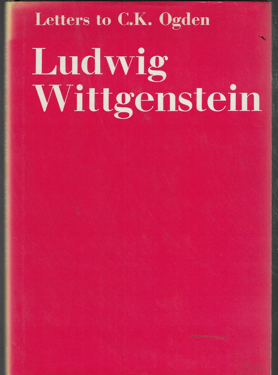 Letters to C. K. Ogden with Comments