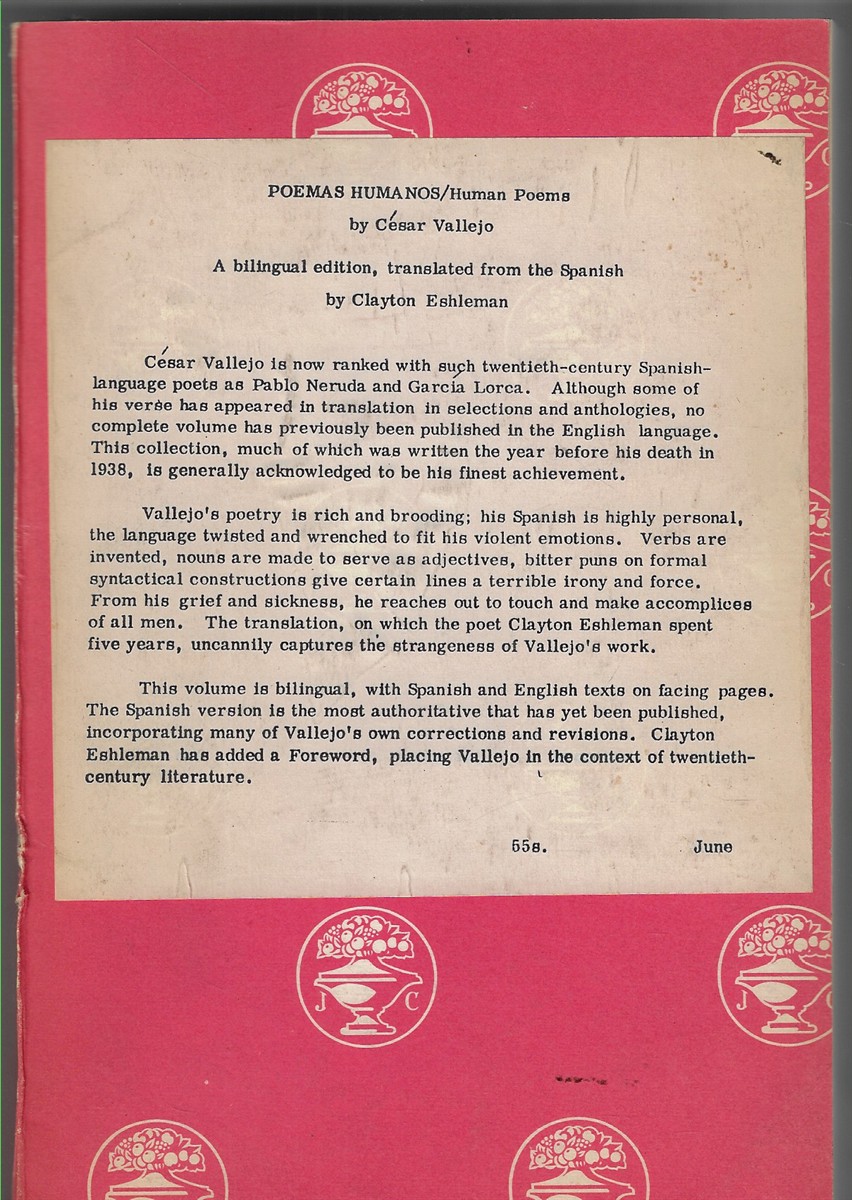Poemas Humanos / Human Poems [Proof Copy]
