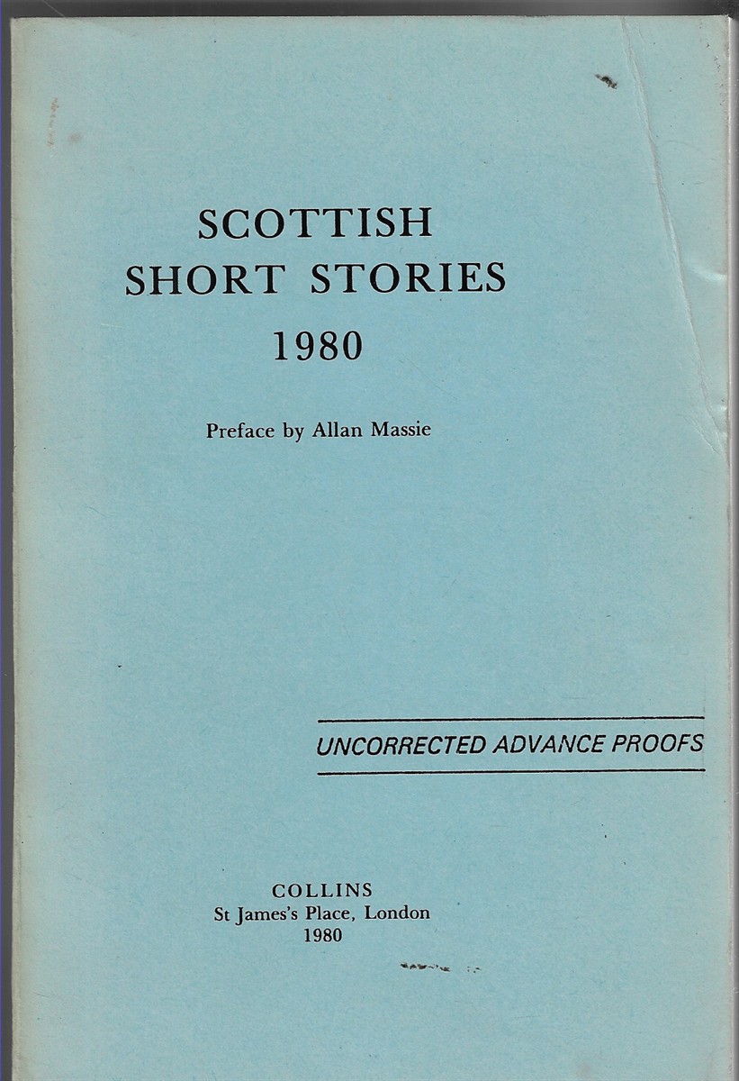Scottish Short Stories, 1980 [Proof Copy]
