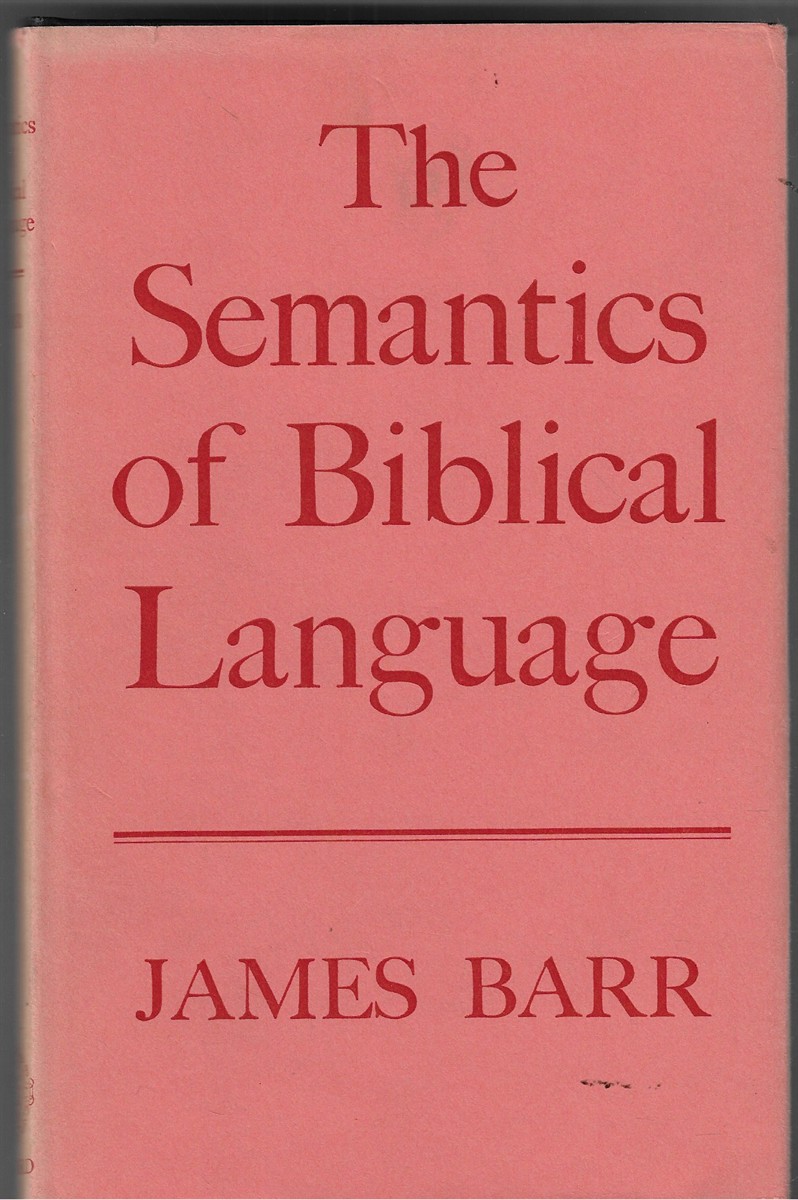 Semantics of Biblical Language