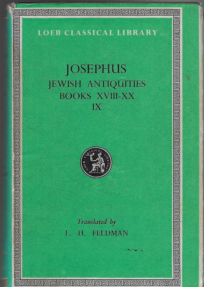 Jewish Antiquities; Books XVIII-XX, IX