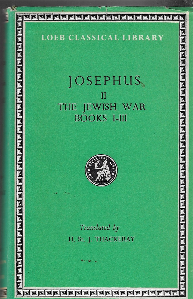 Josephus II ; The Jewish War, Books I-III