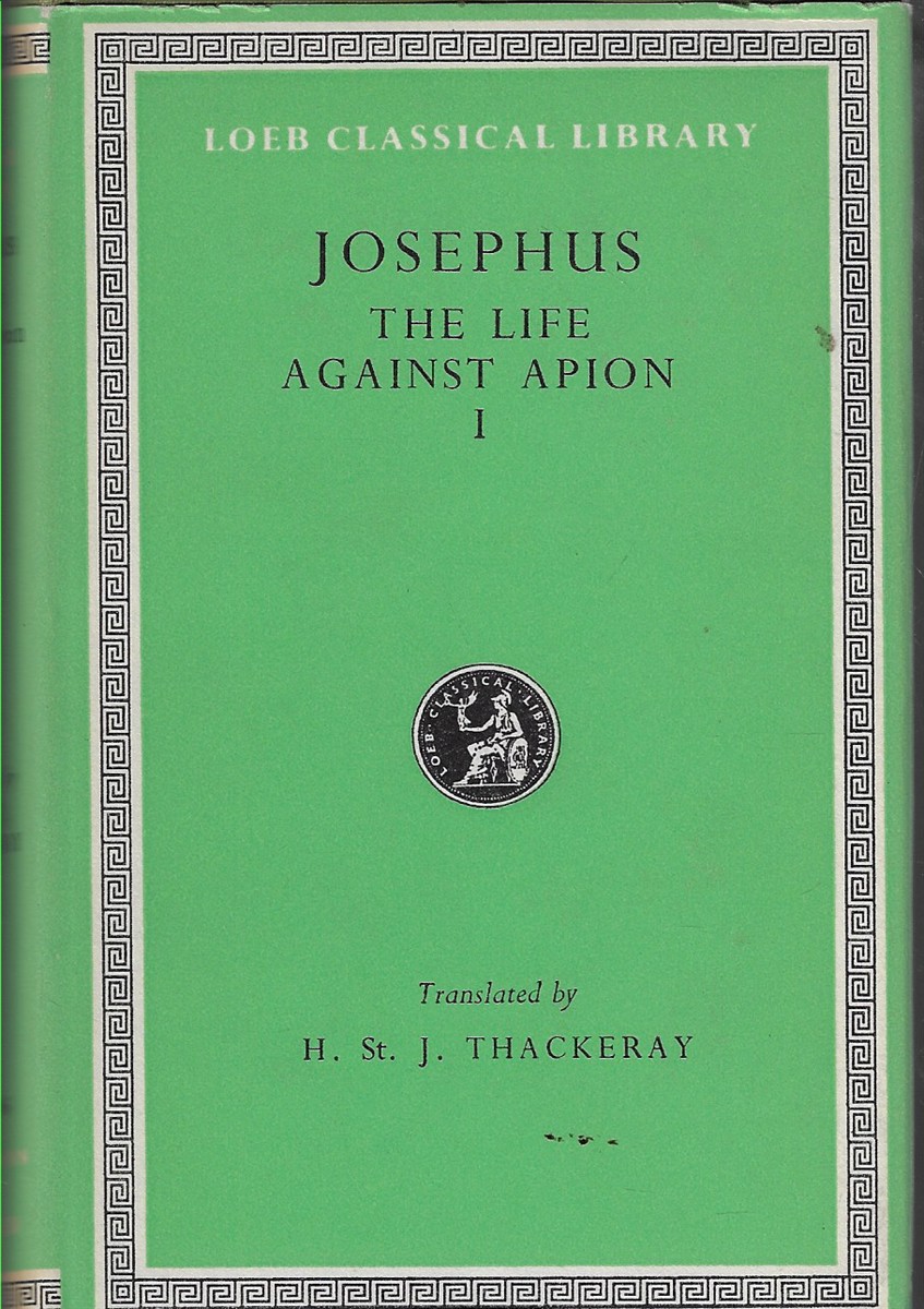 Josephus; The Life Against Apion I