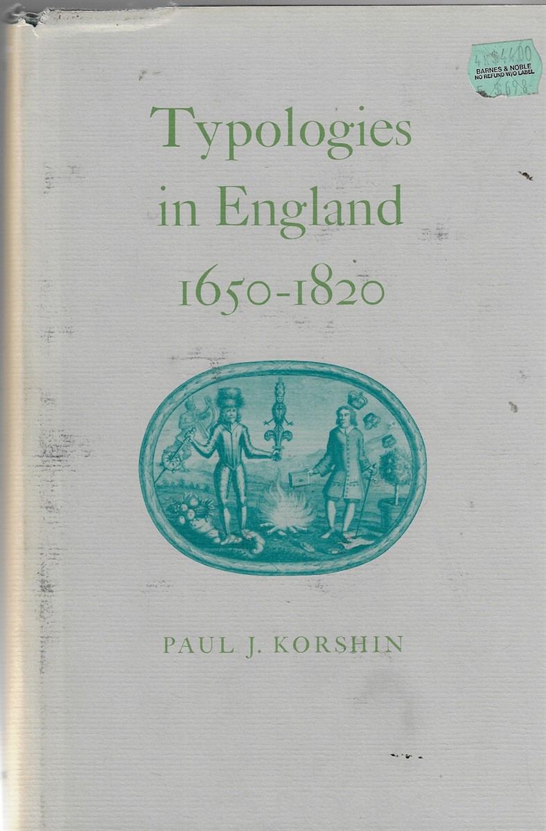Typologies in England 1650-1820