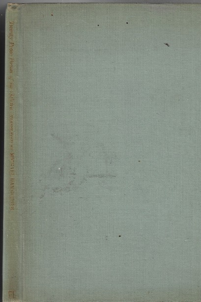 Twenty Prose Poems