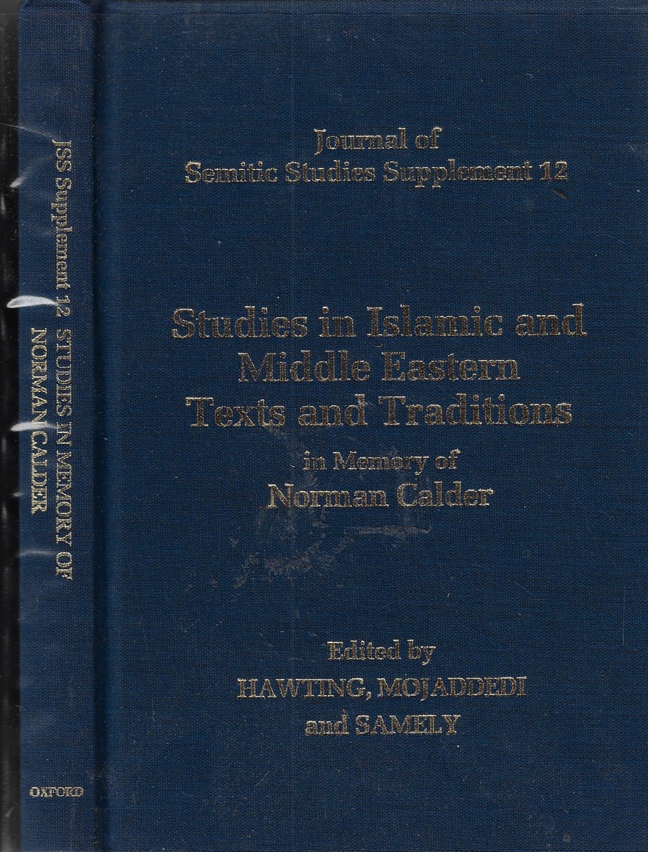Studies in Islamic and Middle Eastern Texts and Traditions; 12