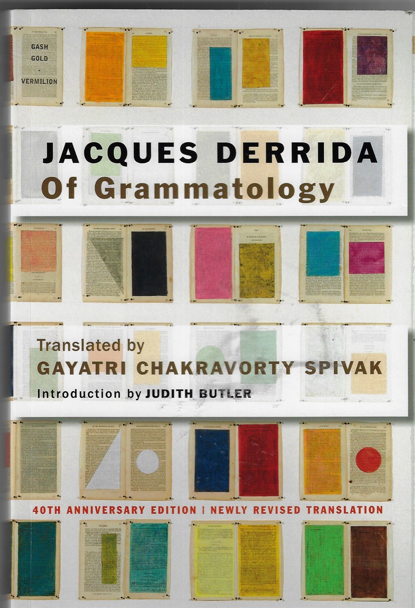 Image for Of Grammatology Of Grammatology