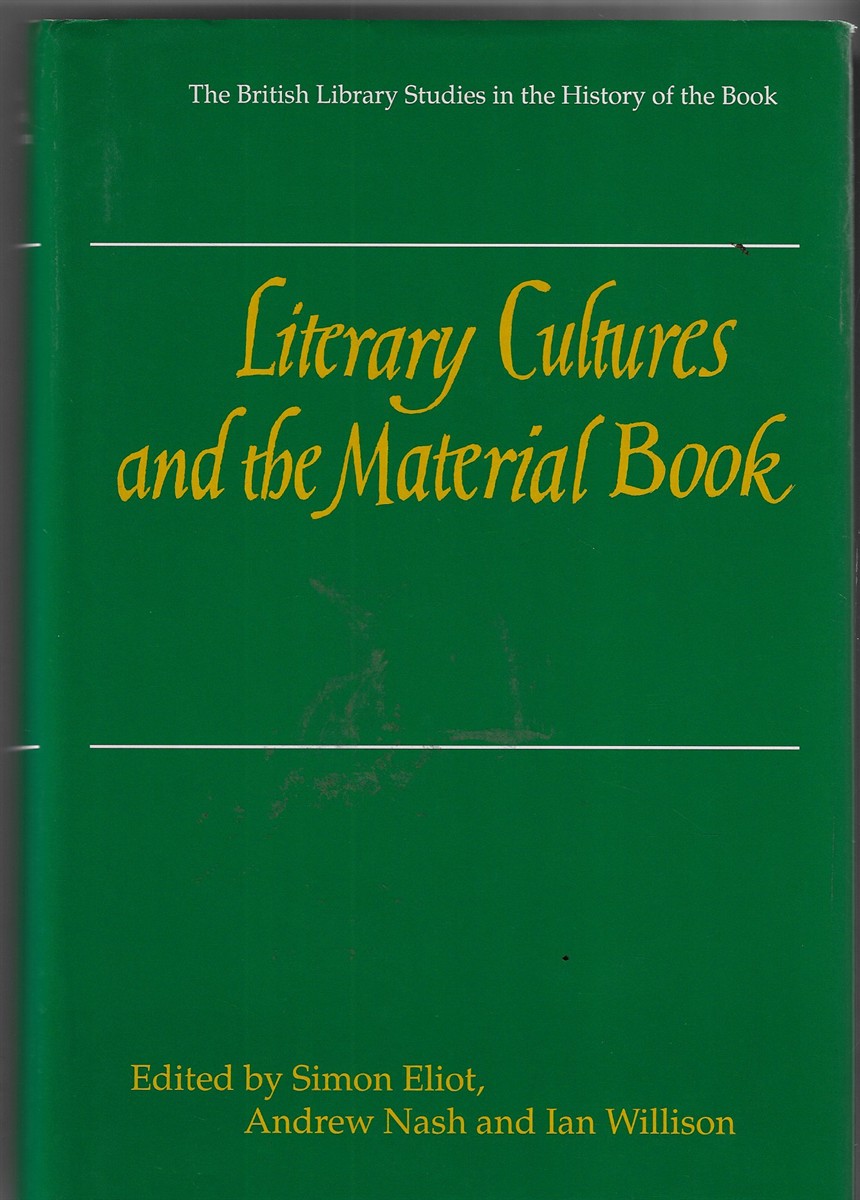 Literary Cultures and the Material Book