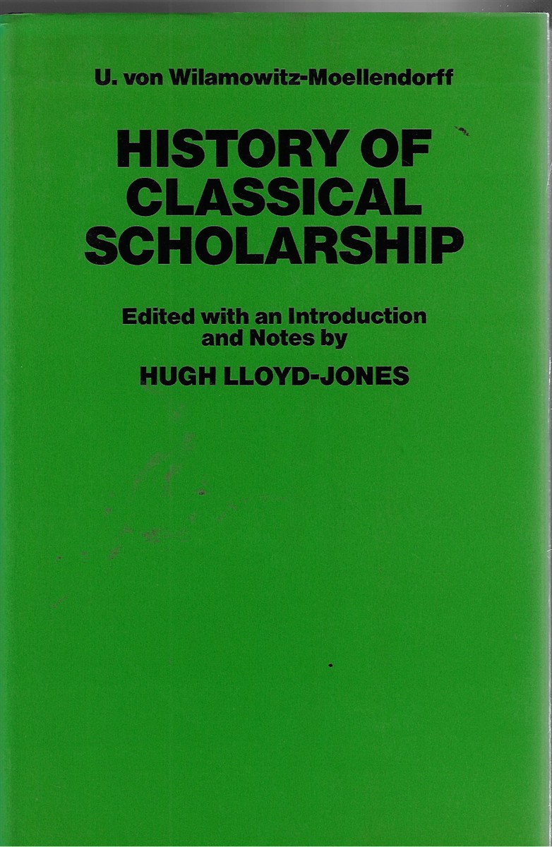 History of Classical Scholarship