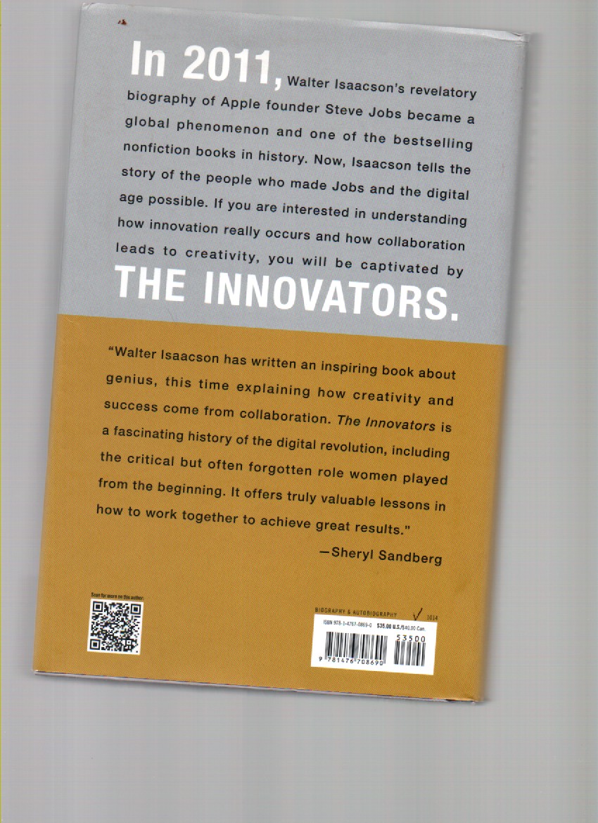 ISAACSON, WALTER - The Innovators