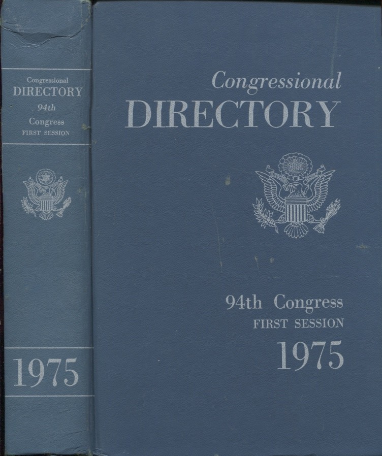 Official Congressional Directory 94th Congress, First Session