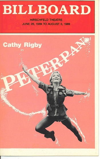 Image for Billboard: Cathy Rigby In Peter Pan June 28 1989 to August 6, 1989