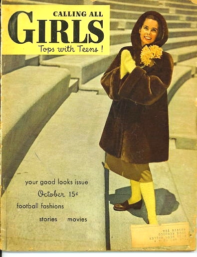 Image for Calling All Girls, October 1947, Tops With Teens Your Good Looks Issue, Football Fashions, Stories, Movies