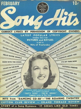 Image for Song Hits: February 1940: Virginia Simms With Kay Kyser In "That's Right--you're Wrong"