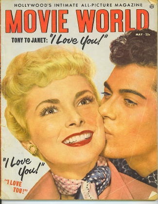 Image for Movie World Magazine, May 1953, Janet Leigh And Tony Curtis