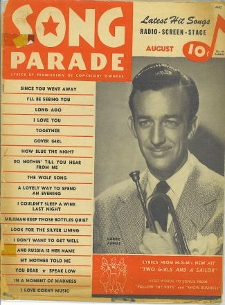 Image for Song Parade Lyrics from MGM's Hit "Two Girls and a Sailor"