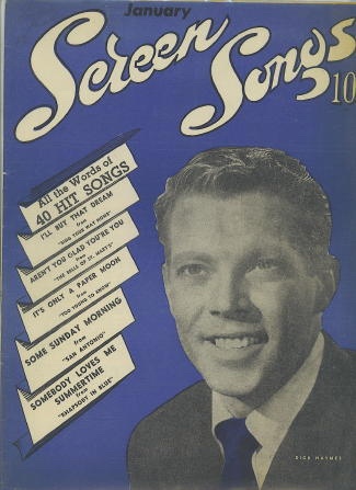 Image for Screen Songs, January 1945