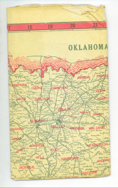Image for A Map Of Texas For The Texas Almanac