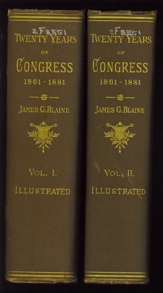 Image for Twenty Years Of Congress: From Lincoln To Garfield, With A Review Of The Events Which Led To The Political Revolution Of 1860, 2-volume Set