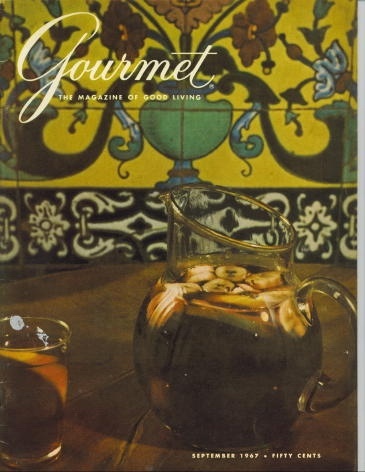Image for Gourmet: The Magazine Of Good Living September 1967