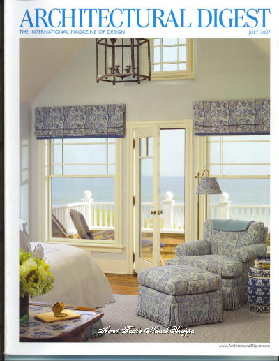 Image for Architectural Digest July 2007 The International Magazine of Design