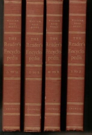 Image for The Reader's Encyclopedia, 4-volume Set An Encyclopedia of World Literature and the Arts