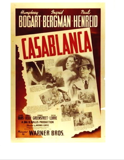 Image for Casablanca Humphrey Bogart, Ingrid Bergman, and Paul Henreid
