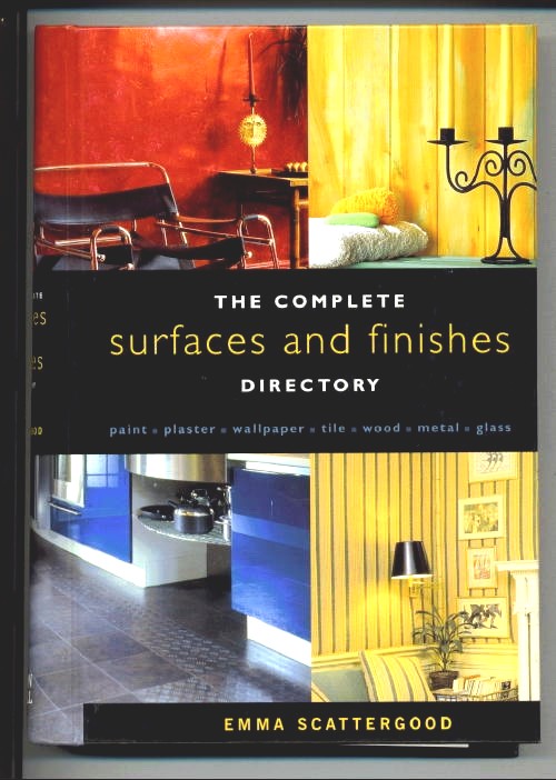 Image for Complete Surfaces And Finishes Directory
