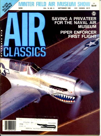 Image for Air Classics Volume 19, No. 9, September 1983, Minter Field Air Museum Show