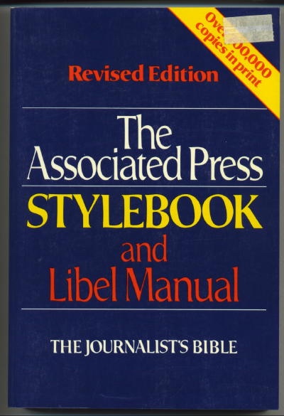 Image for The Associated Press Stylebook And Libel Manual With Appendices on Photo Captions, Filing the Wire