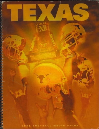 Image for 2000 Texas Football Media Guide