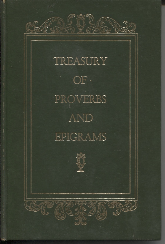 Image for Treasury of Proverbs and Epigrams