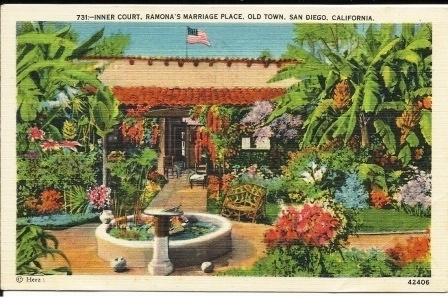 Image for Inner Court, Ramona's Marriage Place, Old Town, San Diego, California #731